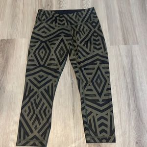 Lululemon Patterned Crop Leggings